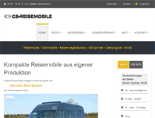 Tablet Screenshot of cs-reisemobile.de